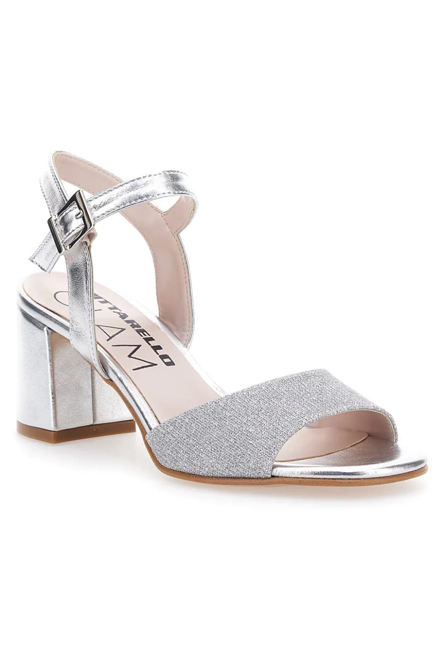 Sandali con Tacco Argento Pittarello Glam 4214