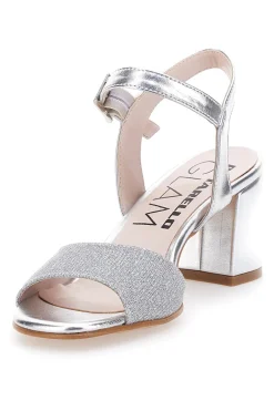 Sandali con Tacco Argento Pittarello Glam 4214