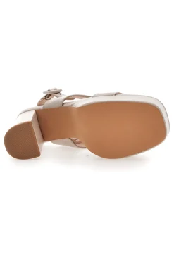 Sandali con Tacco Beige Cafè Cost 865