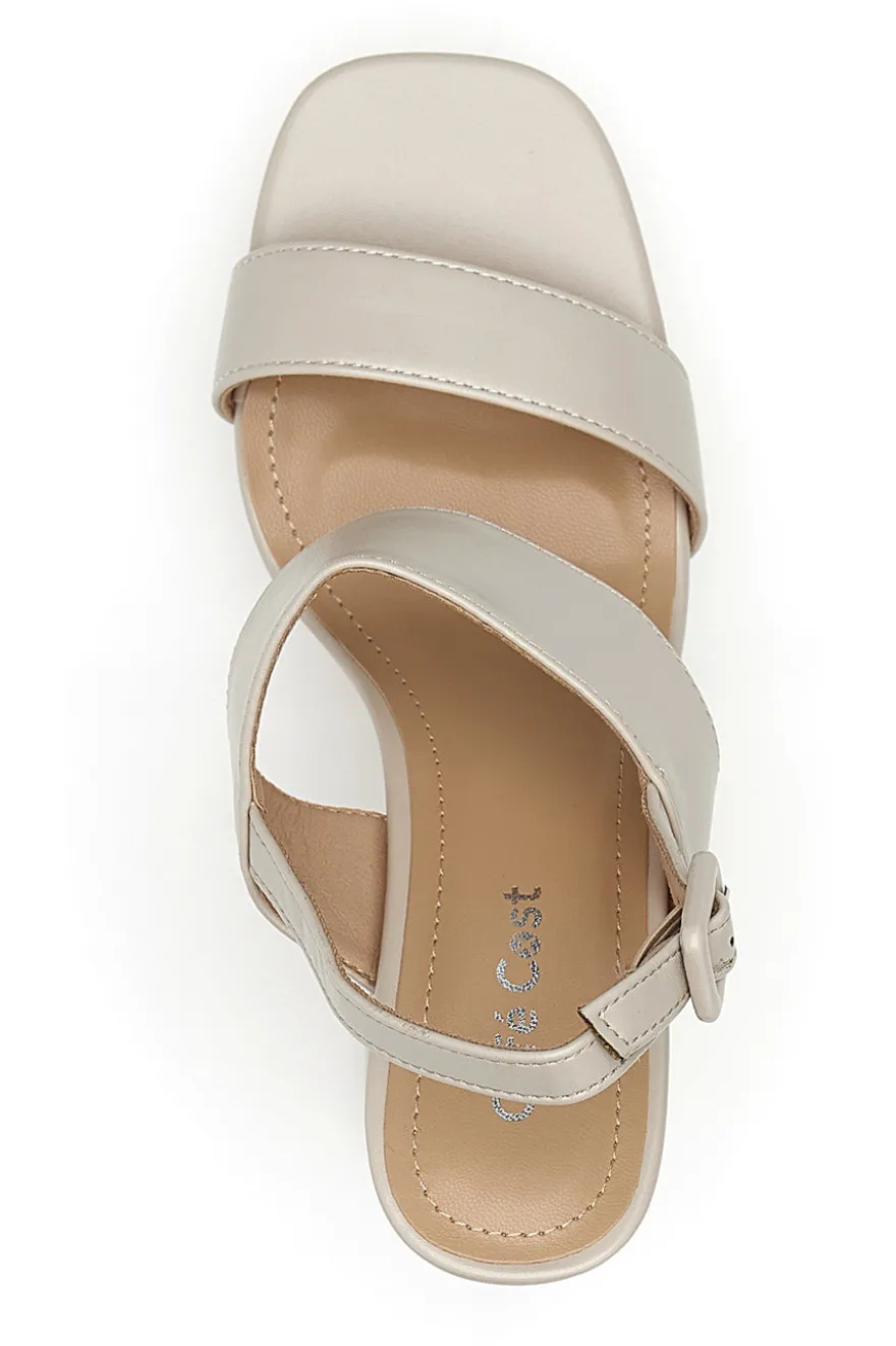 Sandali con Tacco Beige Cafè Cost 865