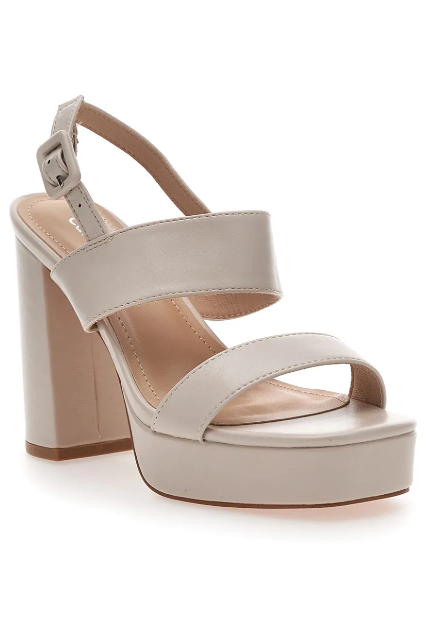 Sandali con Tacco Beige Cafè Cost 865