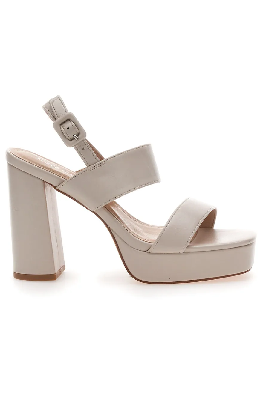 Sandali con Tacco Beige Cafè Cost 865