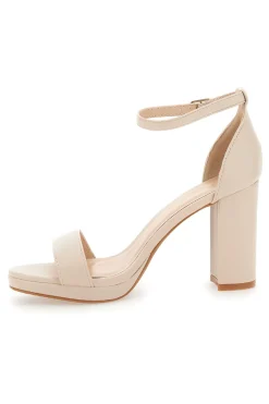 Sandali con Tacco Beige Le Havre Paris 33671