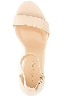 Sandali con Tacco Beige Le Havre Paris 33671