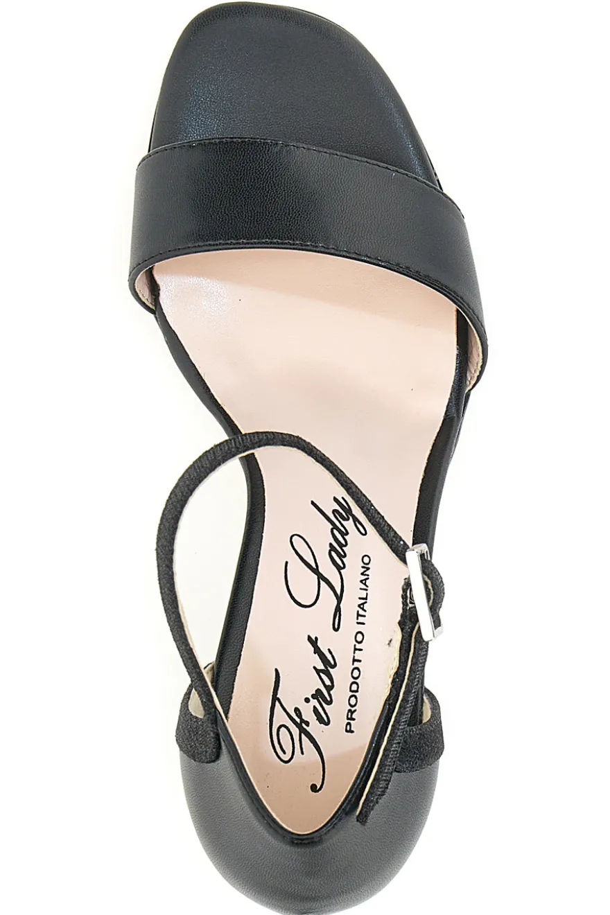 Sandali con Tacco First Lady 1910 Nero