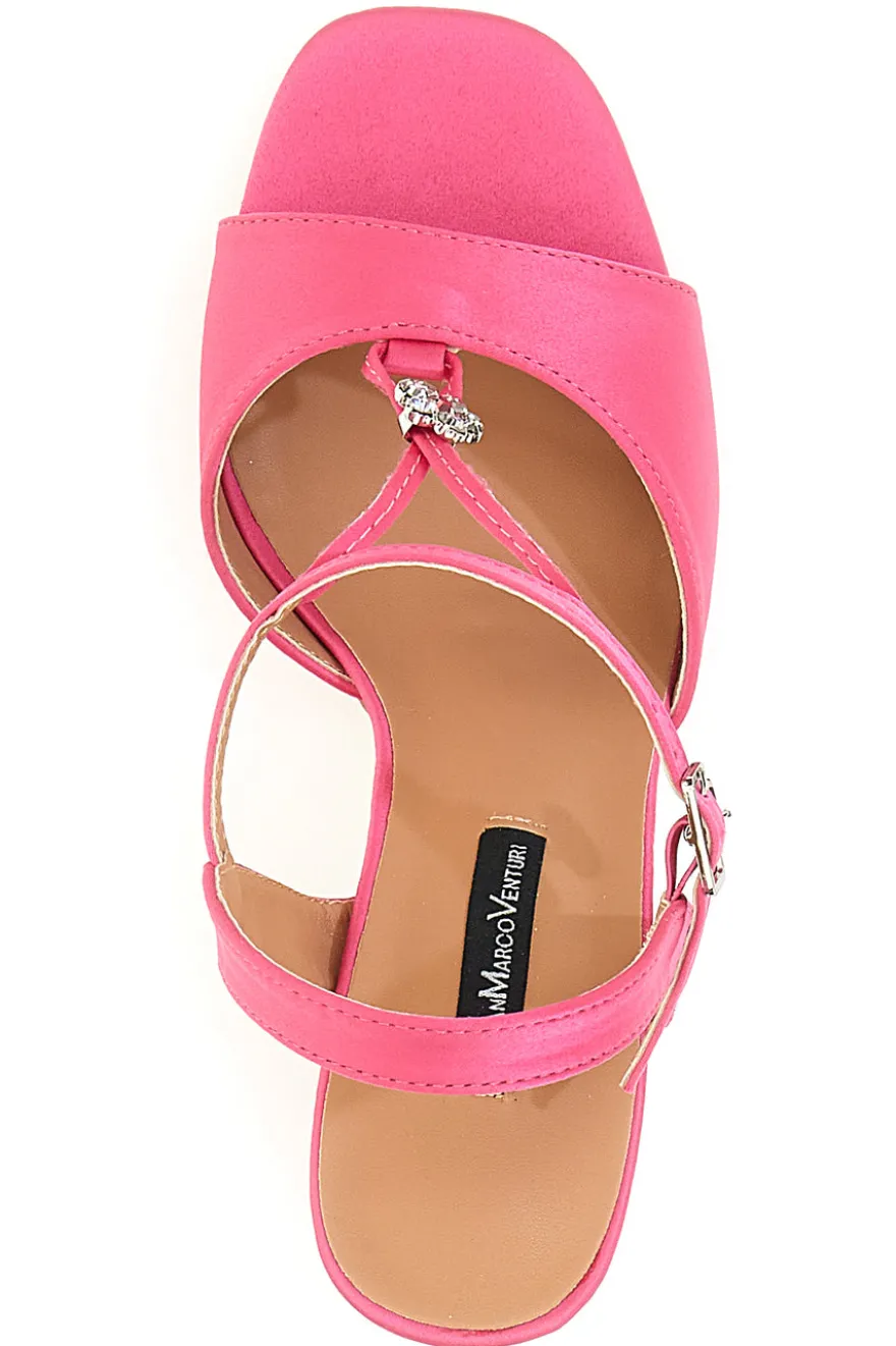 Sandali con Tacco Gmv 348 Rosa