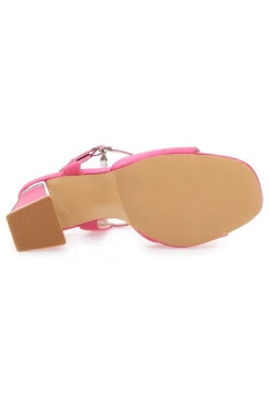 Sandali con Tacco Gmv 348 Rosa