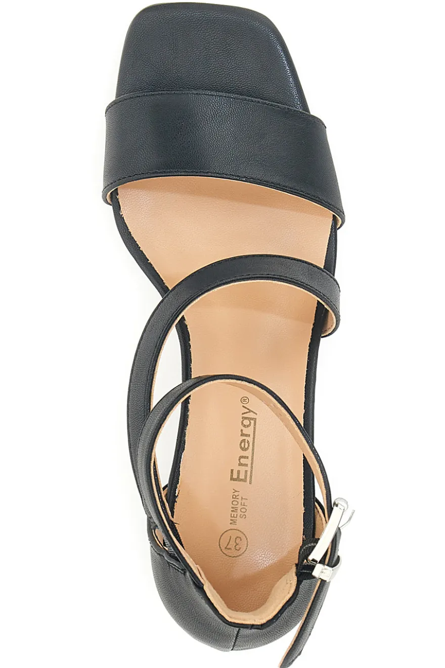 Sandali con Tacco Neri Energy 364
