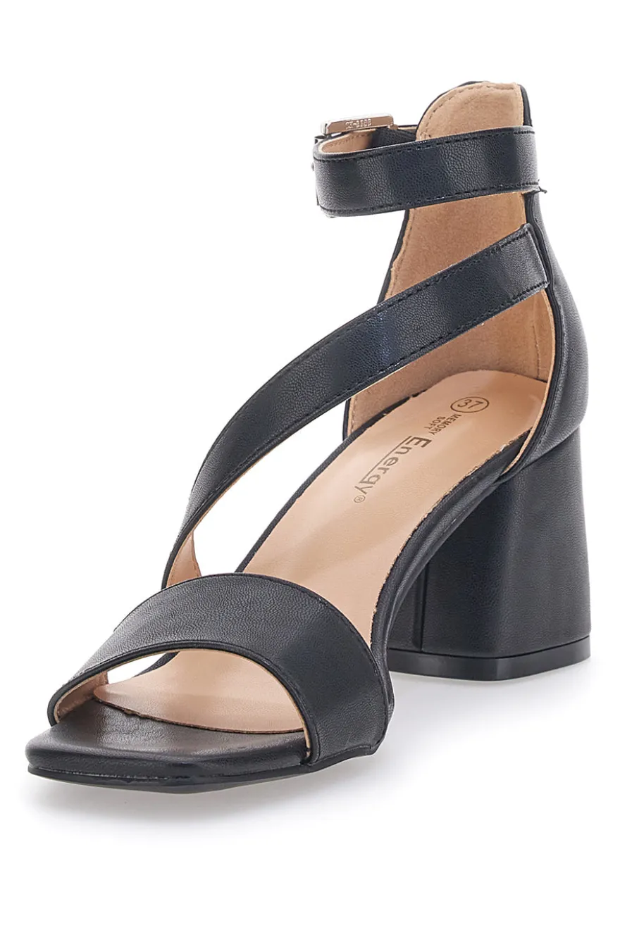Sandali con Tacco Neri Energy 364