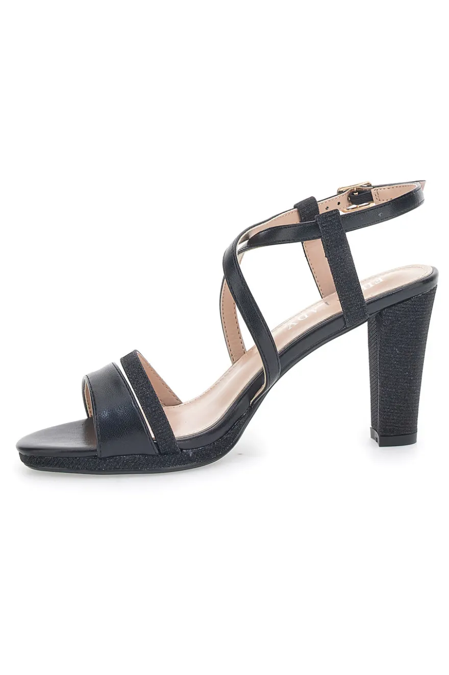 Sandali con Tacco Neri First Lady 421