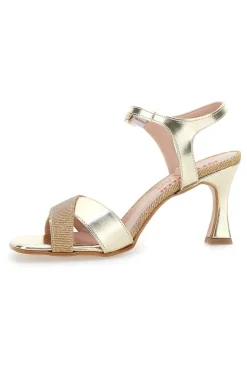 Sandali con tacco Piattello Glam 71 Oro