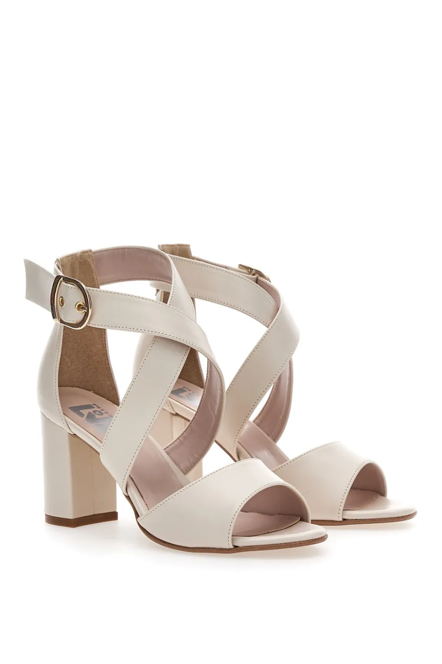 Sandali con Tacco Pittarello Love 519 Panna