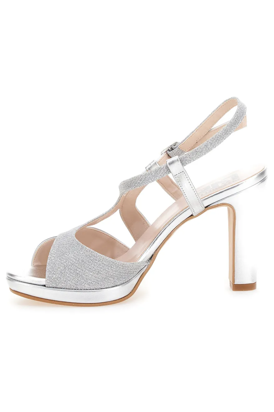 Sandali con tacco Pittarello Love 4580 Argento