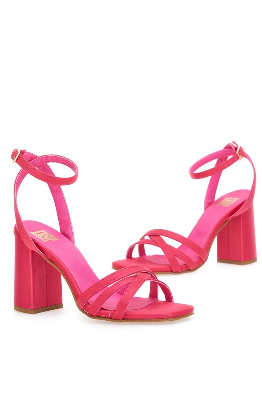 Sandali con tacco Pittarello Elite 2333 Fucsia