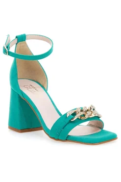 Sandali con Tacco Pittarello Glam 3436 Verde Acqua