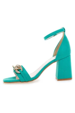 Sandali con Tacco Pittarello Glam 3436 Verde Acqua