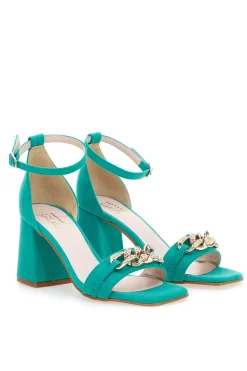 Sandali con Tacco Pittarello Glam 3436 Verde Acqua