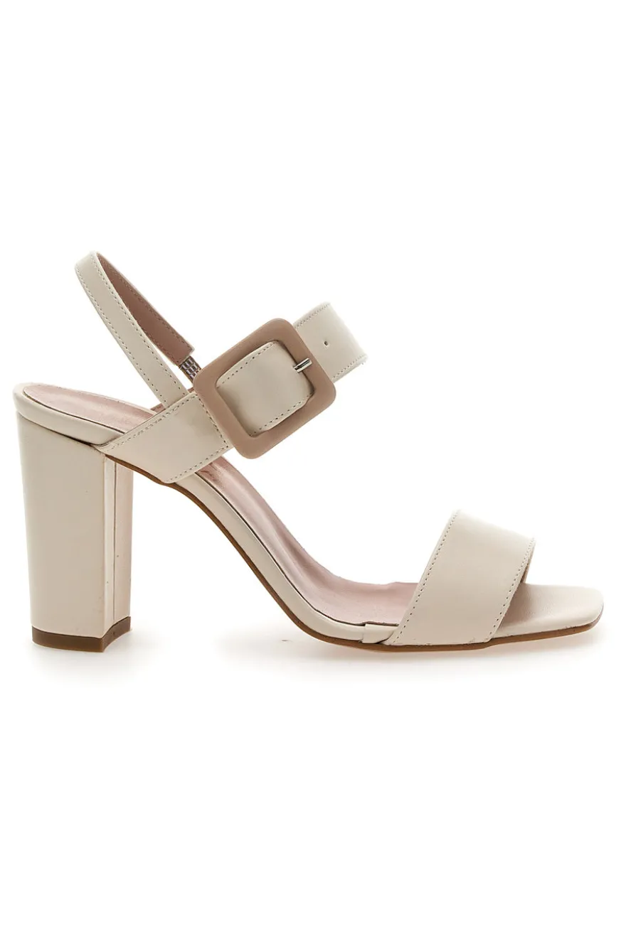 Sandali con Tacco Pittarello Couture 210 Panna
