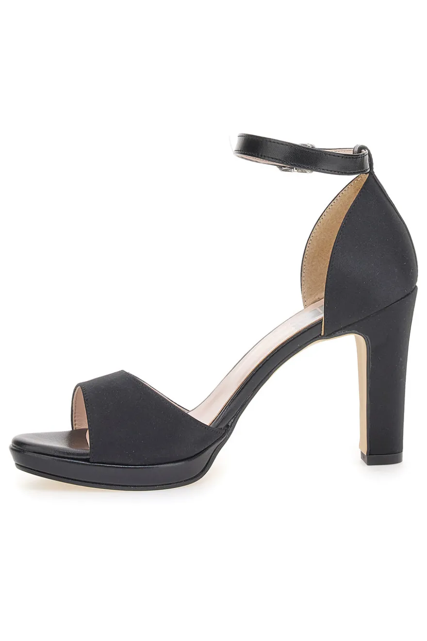 Sandali con tacco Pittarello Love 672 Neri Raso