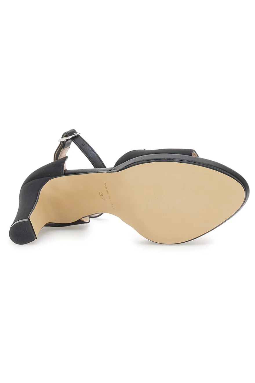 Sandali con tacco Pittarello Love 672 Neri Raso