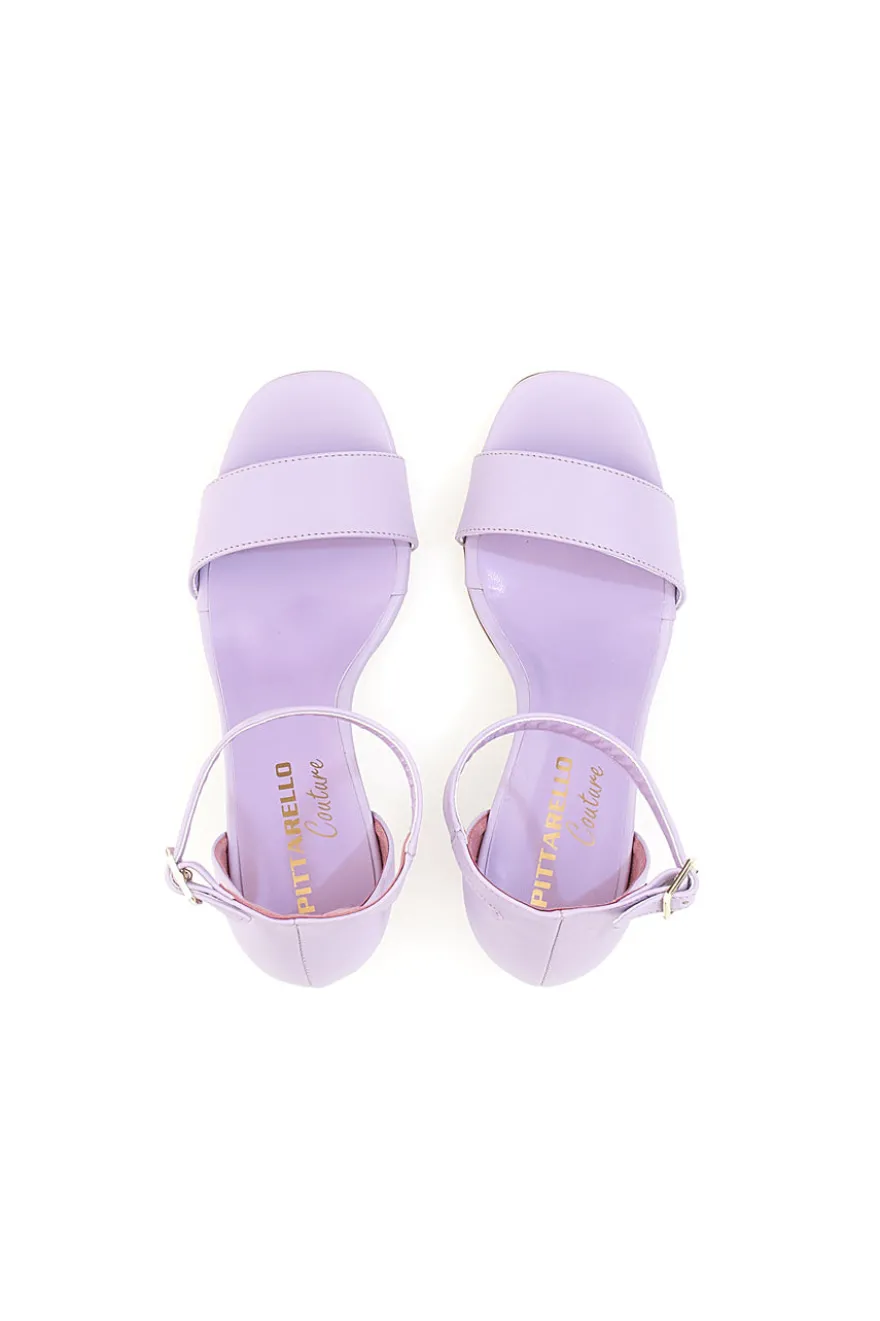 Sandali con tacco Pittarello Couture 7075 Lilla