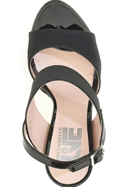 Sandali con tacco Pittarello Love 722 Neri Raso