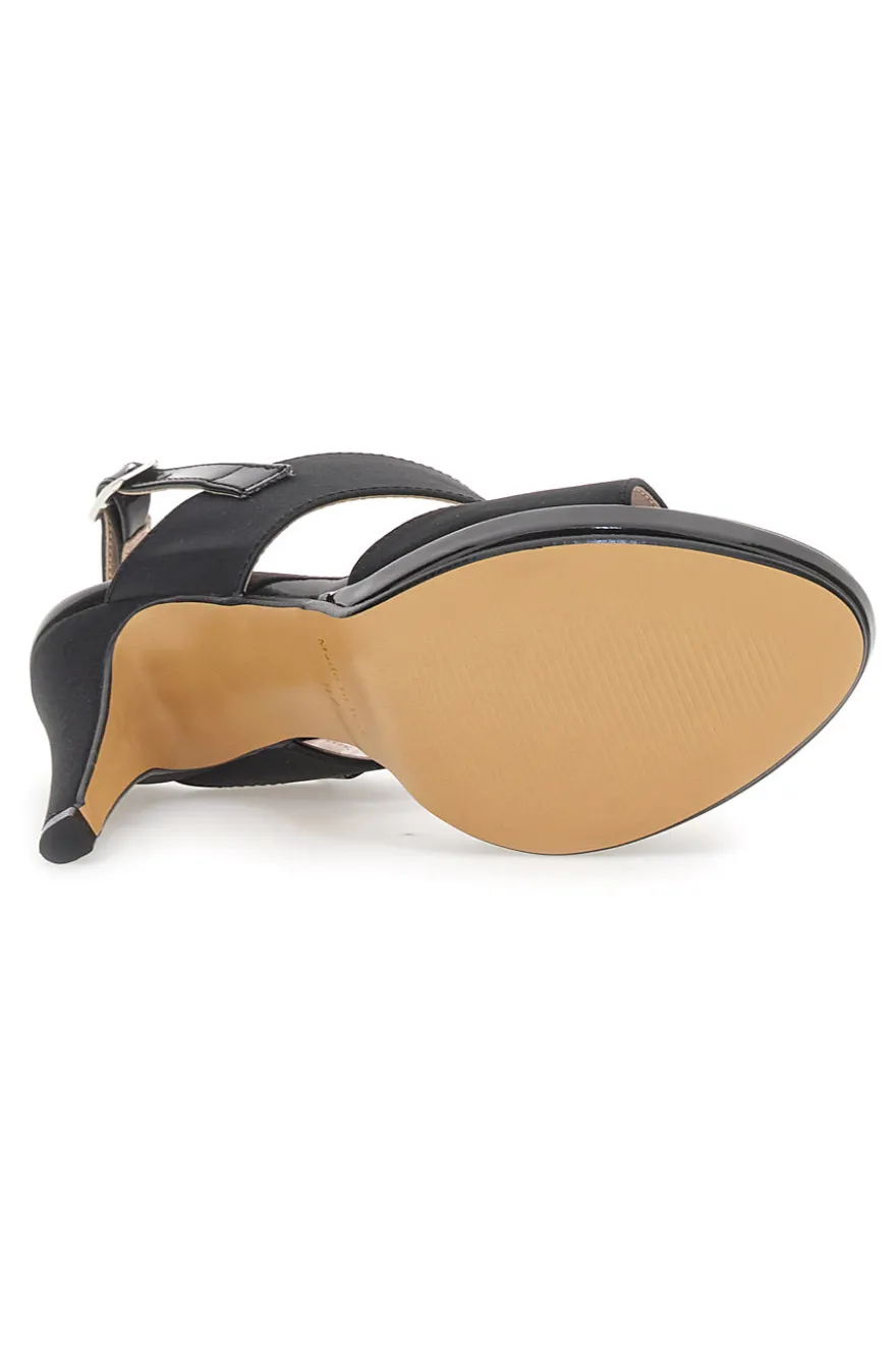 Sandali con tacco Pittarello Love 722 Neri Raso