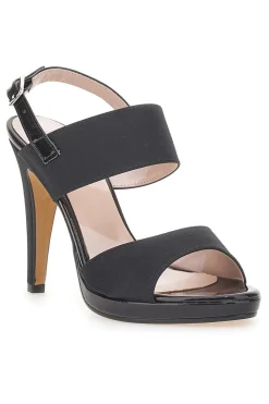 Sandali con tacco Pittarello Love 722 Neri Raso