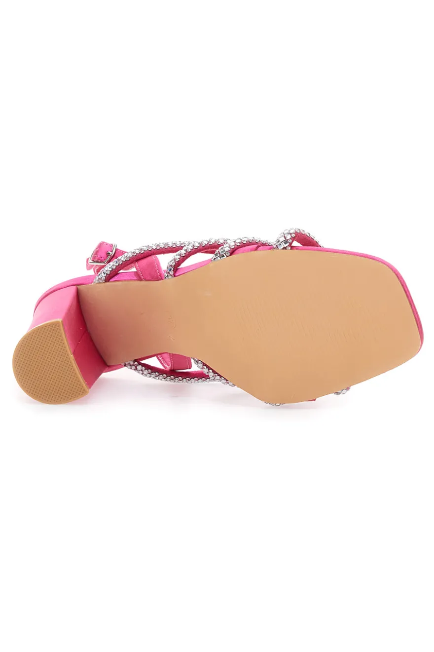 Sandali con Tacco The First 1806 Rosa