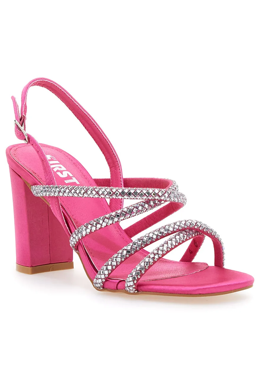 Sandali con Tacco The First 1806 Rosa