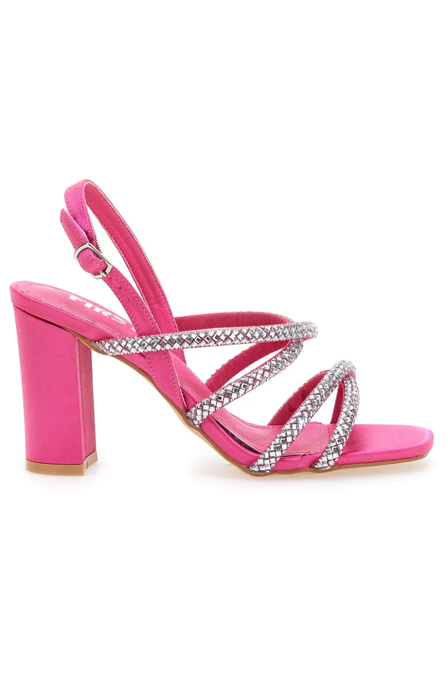 Sandali con Tacco The First 1806 Rosa