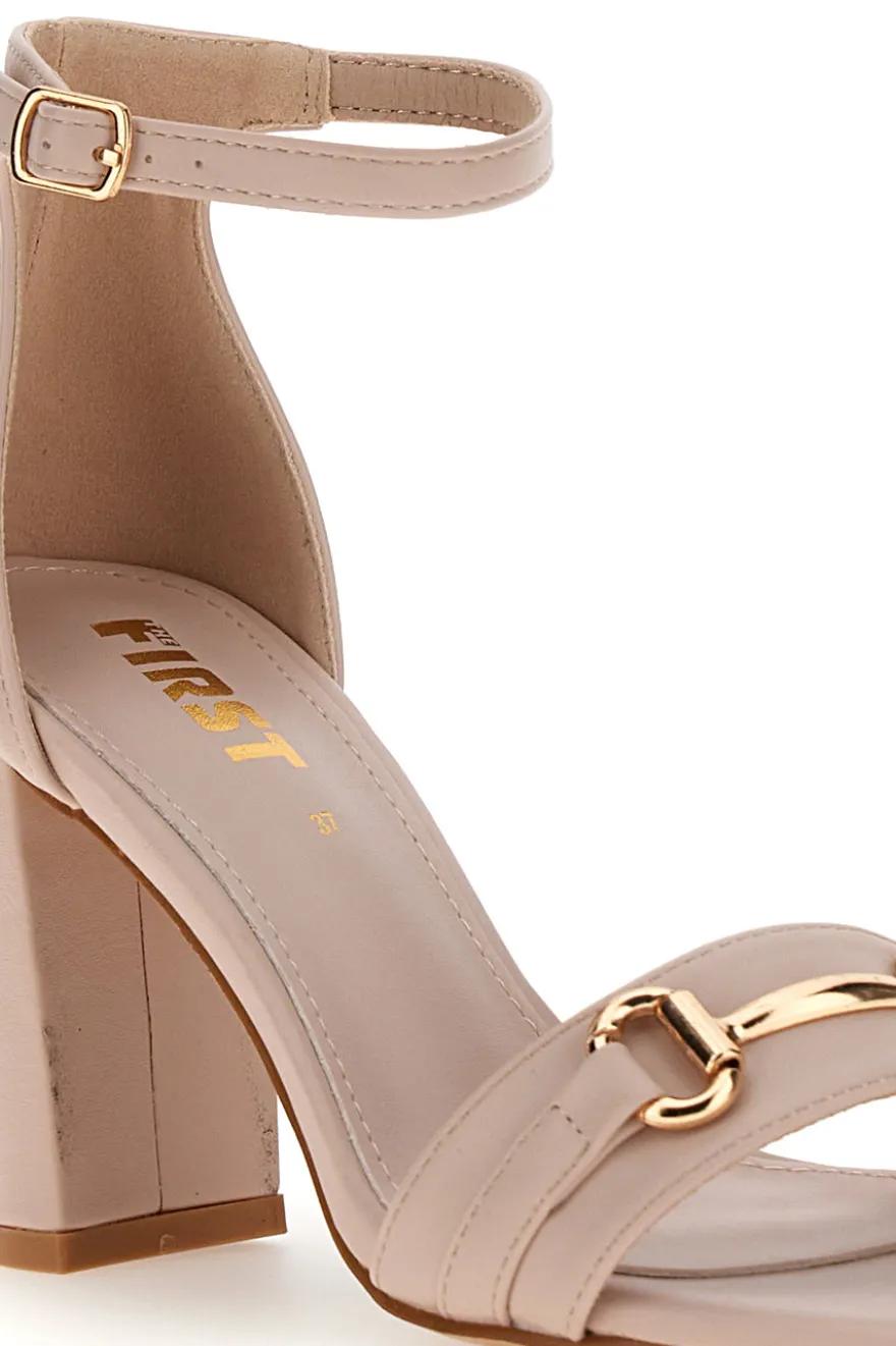 Sandali con Tacco The Fisrt 1802 Nude