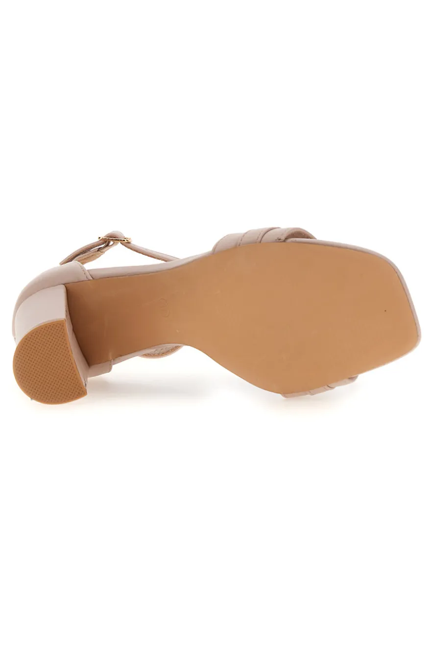 Sandali con Tacco The Fisrt 1802 Nude