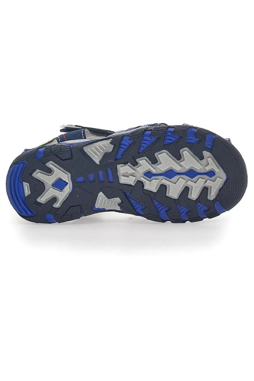 Sandali con Velcro Blu Pitt Kids 14306