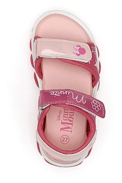 Sandali con Velcro Fucsia Minnie 17308