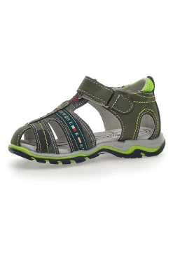 Sandali con Velcro Verde Pitt Kids 14306