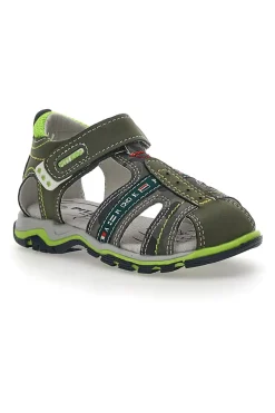Sandali con Velcro Verde Pitt Kids 14306