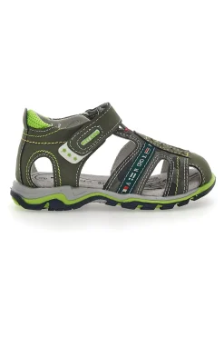 Sandali con Velcro Verde Pitt Kids 14306