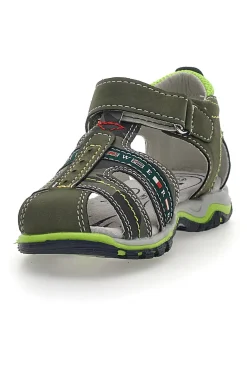 Sandali con Velcro Verde Pitt Kids 14306
