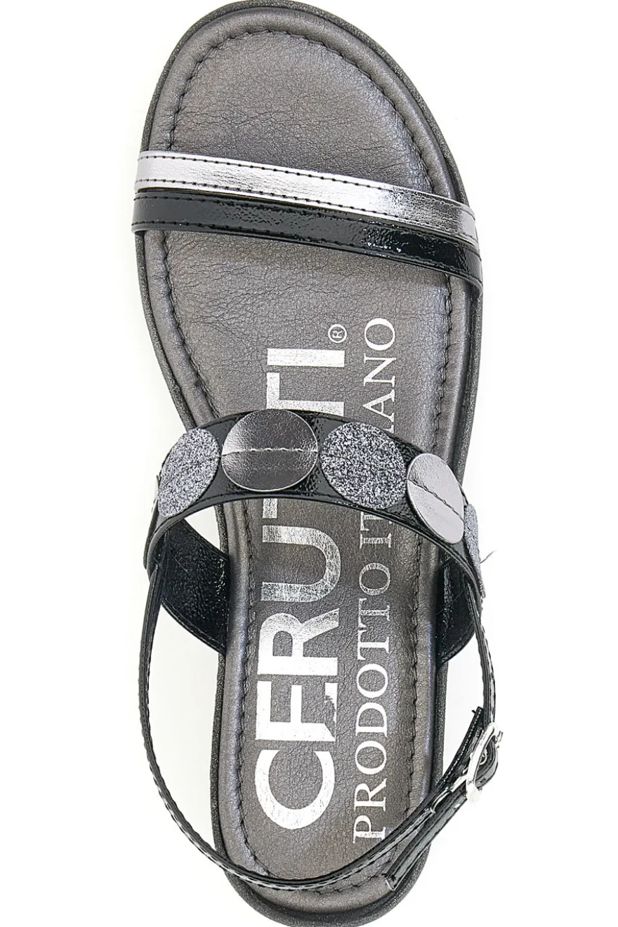Sandali con Zeppa Cerutti 21845 Piombo