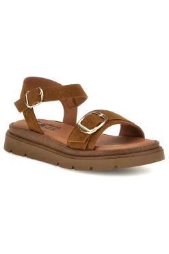 Sandali cuoio con doppia fibbia Pittarello focus MK3921361