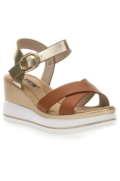Sandali Cuoio con Platform Energy 421