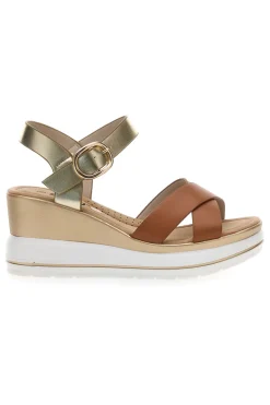 Sandali Cuoio con Platform Energy 421