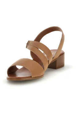 Sandali cuoio in vera pelle con cinturini e fibbia Pittarello Look 243050