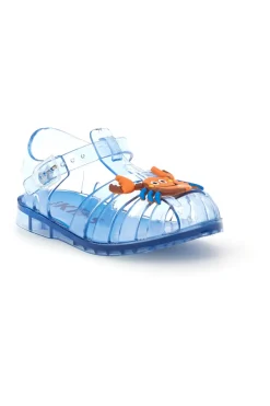 Sandali da mare azzurri trasparenti con pesce Pitt Kids 3142667