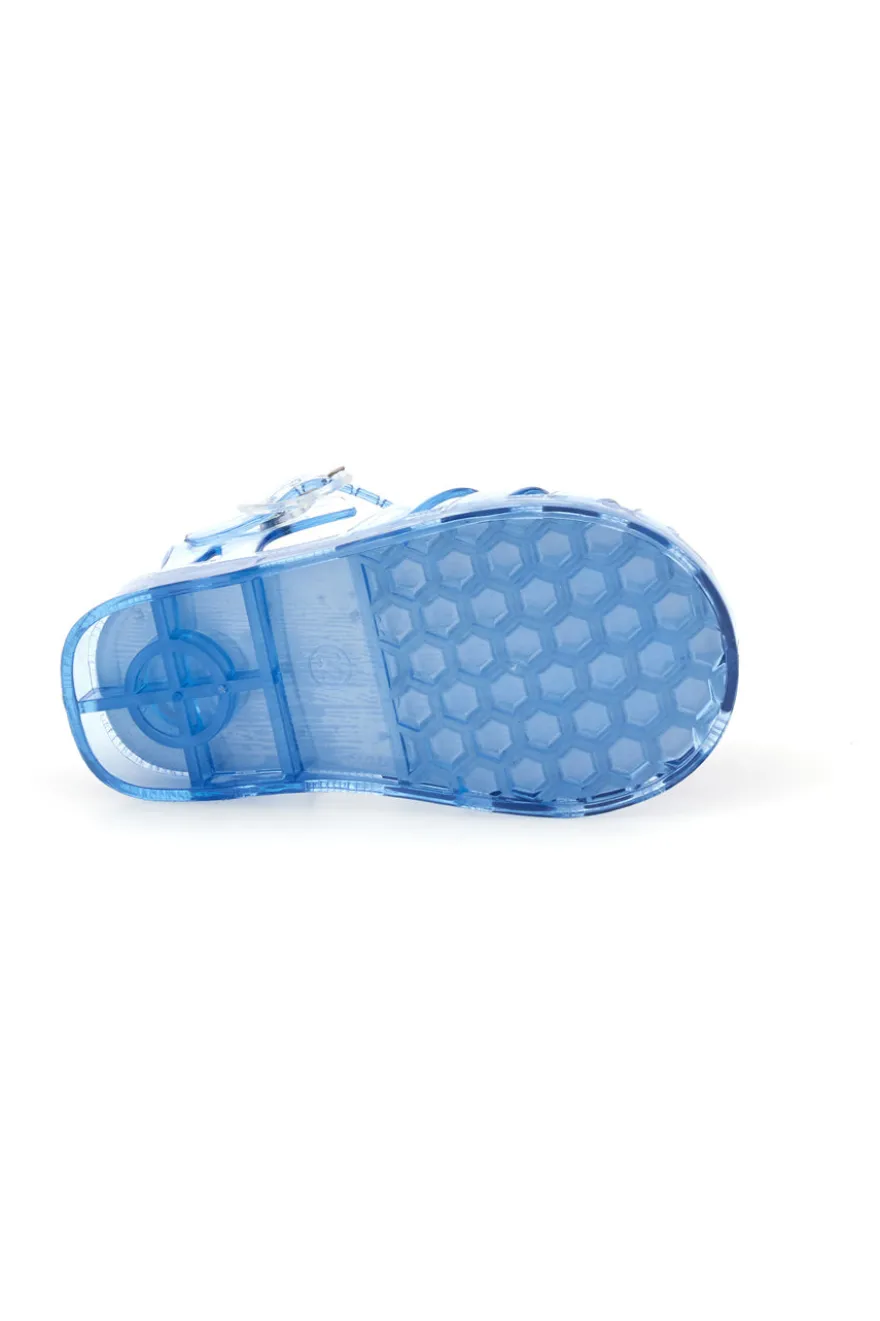Sandali da mare azzurri trasparenti con pesce Pitt Kids 3142667