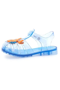 Sandali da mare blu trasparenti con granchietto Pitt Kids 3142667