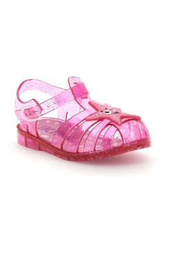 Sandali da mare rosa trasparenti con stella Pitt Kids 3142664