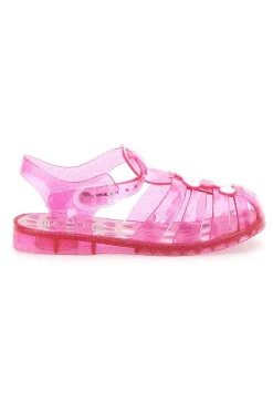 Sandali da Mare Rosa Trasparenti con Glitter Snoopy 3116616