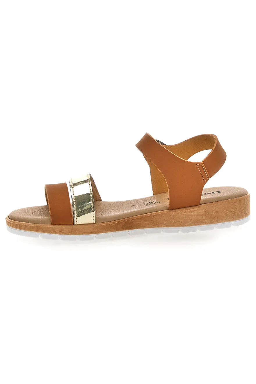 Sandali Dulcinea 211094 Marrone e Platino
